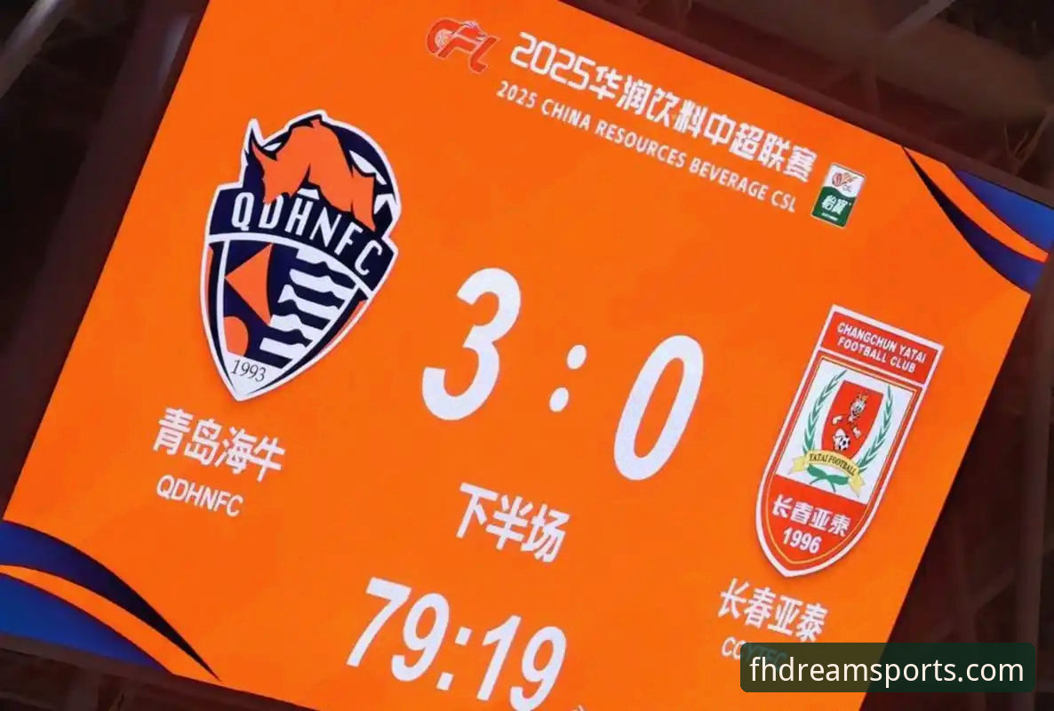 青岛海牛主场3-1终结13年不胜，FH体育平台呈现中超第9轮最新战况